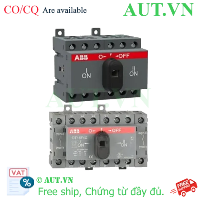 Ảnh của Công tắc chuyển nguồn thủ công ABB 1SCA104863R1001 (OT25F3C) 