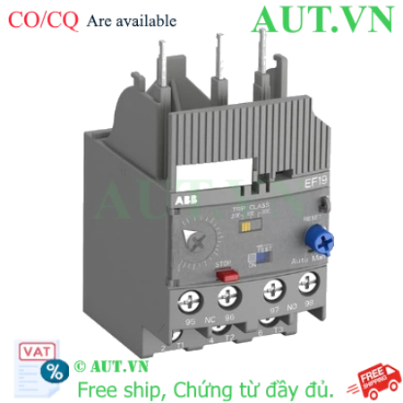 Ảnh của 1SAX121001R1104 – Rơ le nhiệt ABB EF19-6.3 (1.90-6.3A)