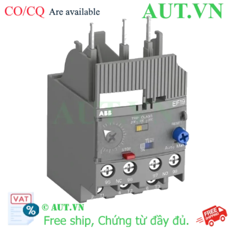 Ảnh của 1SAX121001R1105 – Rơ le nhiệt ABB EF19-18.9 (5.70-18.9A)