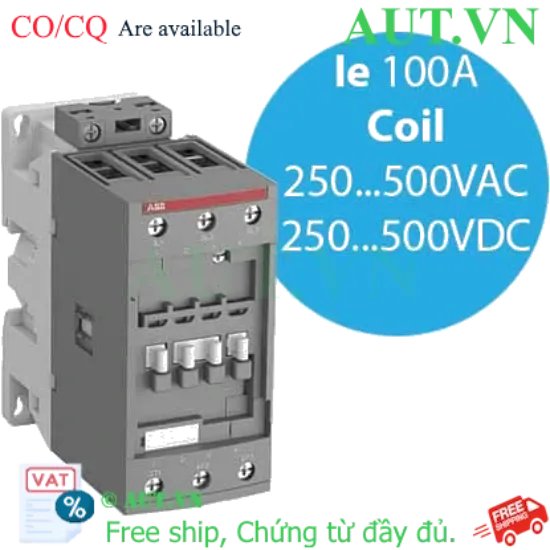 Ảnh của Khởi động từ Contactor ABB AF52-30-00-14 | 22kW, 52A, Công nghệ AF Dải Áp Rộng