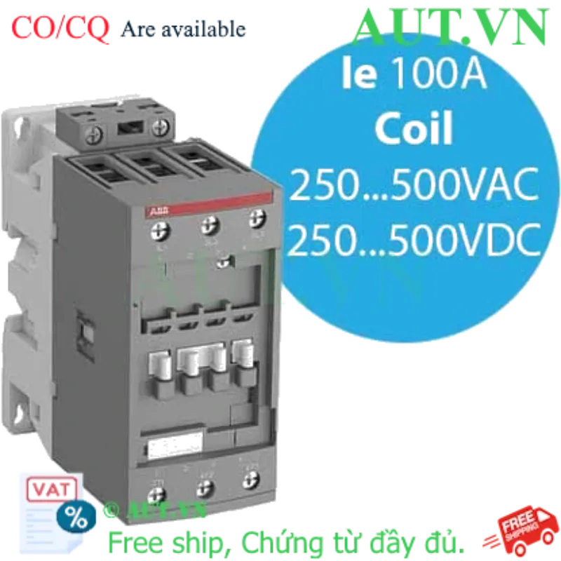 Ảnh của Khởi động từ ABB AF52-30-00-14 (1SBL367001R1400) | 22kW - 100A | Cuộn Hút AC/DC 250-500V 1SBL367001R1400 (AF52-30-00-14)