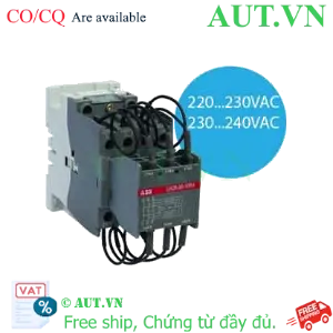 Ảnh của Công tắc tơ 3 cực điều khiển tụ bù AC 12.5...30kvar ABB 1SBL241024R8010 (UA26-30-10RA 220-230V 50Hz / 230-240V 60Hz) 