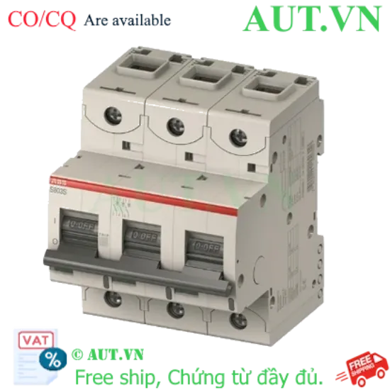 Ảnh của 2CCS883001R0104 – MCB ABB S803C-C10 25KA 10A 3P