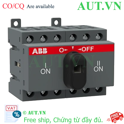 Ảnh của 1SCA104913R1001 – Bộ chuyển nguồn ATS ABB OT40F3C 40A 3P