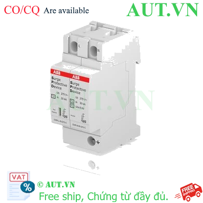 Ảnh của 2CTB803972R1100 – CB chống sét ABB OVR T2 1N 40-275 P QS 1P+N 40kA