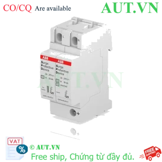 Ảnh của 2CTB803972R1100 – CB chống sét ABB OVR T2 1N 40-275 P QS 1P+N 40kA