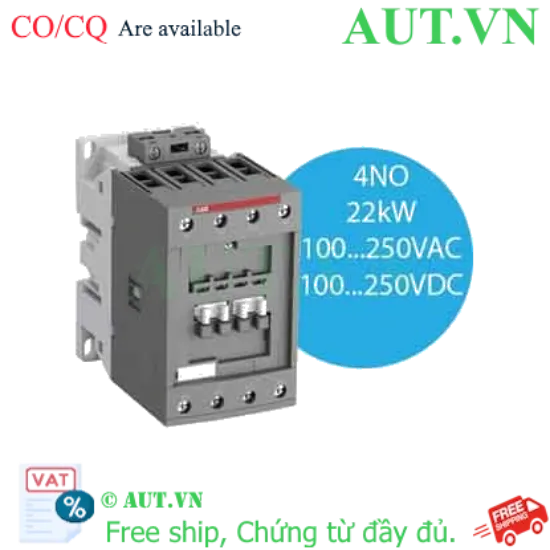 Ảnh của Khởi động từ 4 cực AC/DC 70...125A AC-1 ABB 1SBL347201R1300 (AF40-40-00-13) 