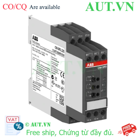 Ảnh của 1SVR730841R0500 – Rơ le bảo vệ dòng điện ABB CM-SRS.22S (0.3-15A) 110-130V