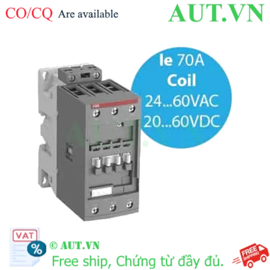 Ảnh của Khởi động từ 3 cực AC/DC 18.5...45kW ABB 1SBL347001R1100 (AF40-30-00-11) 
