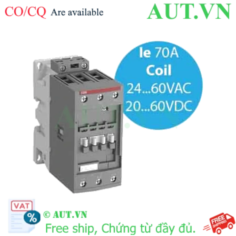 Ảnh của Khởi động từ 3 cực AC/DC 18.5...45kW ABB 1SBL347001R1100 (AF40-30-00-11) 