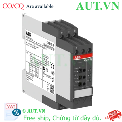 Ảnh của 1SVR730831R0300 – Rơ le bảo vệ điện áp ABB CM-ESS.1S (3-600V) 110-130V