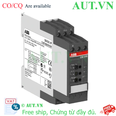 Ảnh của 1SVR730831R0300 – Rơ le bảo vệ điện áp ABB CM-ESS.1S (3-600V) 110-130V