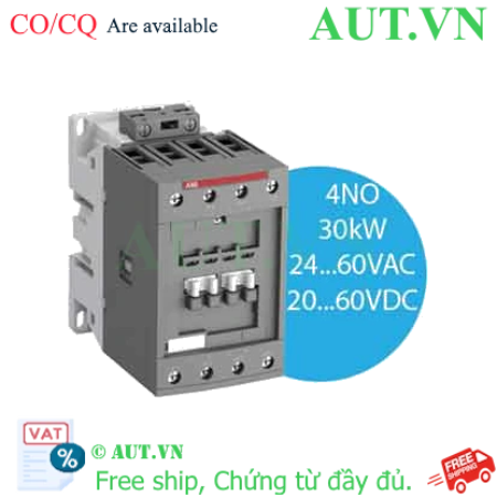 Ảnh của Khởi động từ 4 cực AC/DC 70...125A AC-1 ABB 1SBL367201R1100 (AF52-40-00-11) 