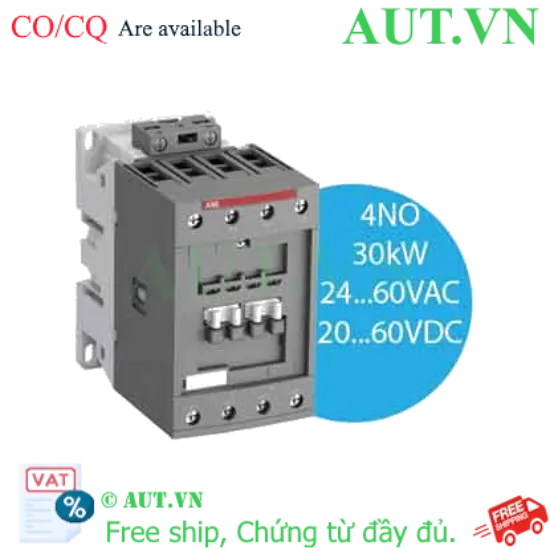 Ảnh của Khởi động từ 4 cực AC/DC 70...125A AC-1 ABB 1SBL367201R1100 (AF52-40-00-11) 
