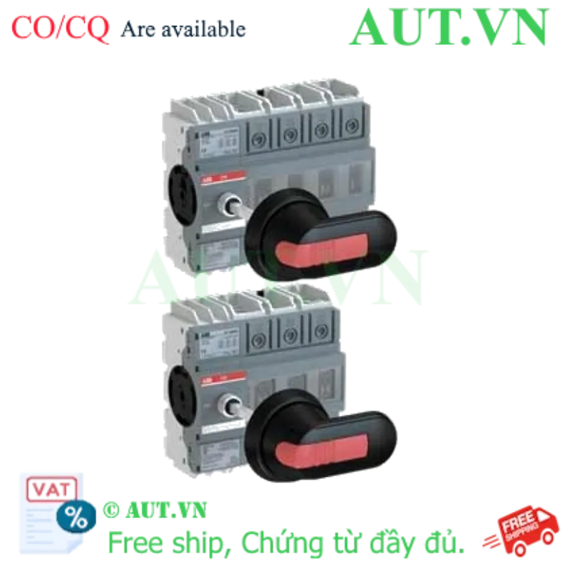 Ảnh của Cầu dao điện  IEC và UL đóng ngắt bằng tay ABB 1SCA135140R1001 (OT160G04P) 