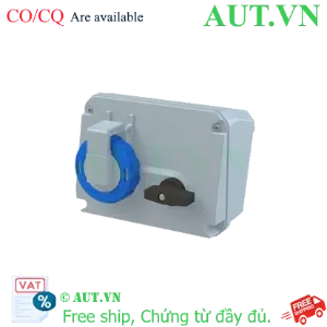 Ảnh của 2CMA167801R1000 – Ổ cắm + khóa liên động ngang ABB 216MHS6W 16A 2P+E 220-250V IP67