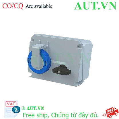 Ảnh của 2CMA167801R1000 – Ổ cắm + khóa liên động ngang ABB 216MHS6W 16A 2P+E 220-250V IP67