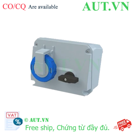 Ảnh của 2CMA167801R1000 – Ổ cắm + khóa liên động ngang ABB 216MHS6W 16A 2P+E 220-250V IP67