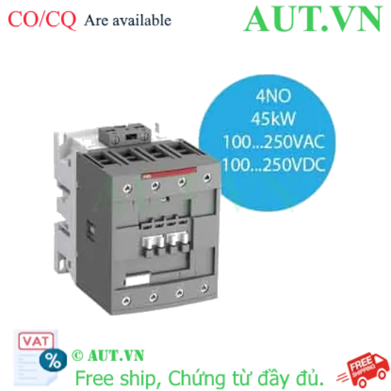 Ảnh của Khởi động từ 4 cực AC/DC 70...125A AC-1 ABB 1SBL397201R1300 (AF80-40-00-13) 
