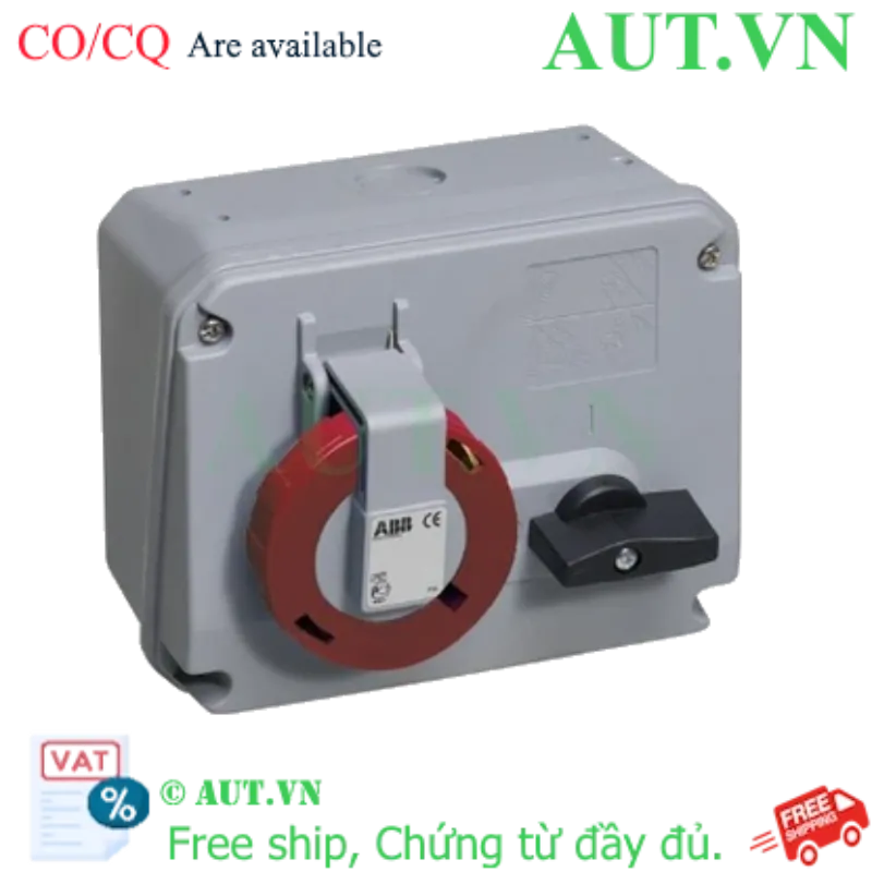 Ảnh của 2CMA167640R1000 – Ổ cắm + khóa liên động ngang ABB 416MHS6 16A 3P+E 380-415V IP67