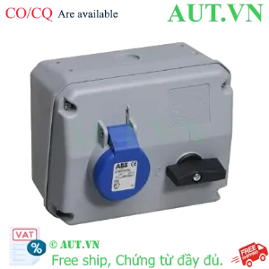 Ảnh của 2CMA167669R1000 – Ổ cắm + khóa liên động ngang ABB 232MHS6 32A 2P+E 220-250V IP44