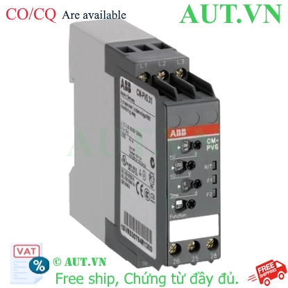 Ảnh của 1SVR730794R1300 – Rơ le bảo vệ pha và điện áp ABB CM-PVS.31S