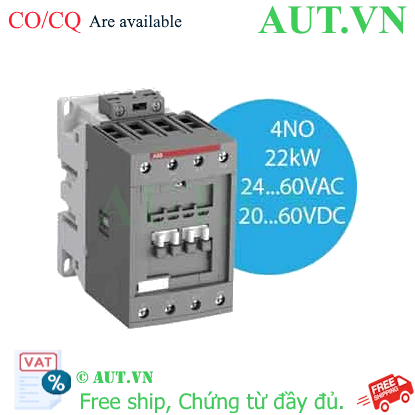 Ảnh của Khởi động từ 4 cực AC/DC 70...125A AC-1 ABB 1SBL347201R1100 (AF40-40-00-11) 