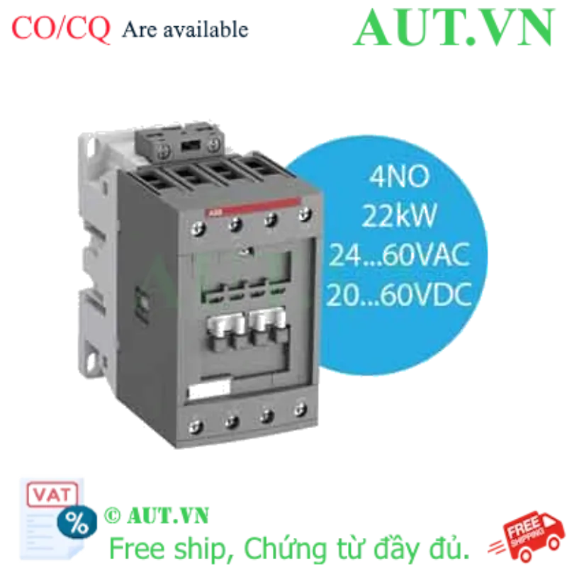 Ảnh của Khởi động từ 4 cực AC/DC 70...125A AC-1 ABB 1SBL347201R1100 (AF40-40-00-11) 
