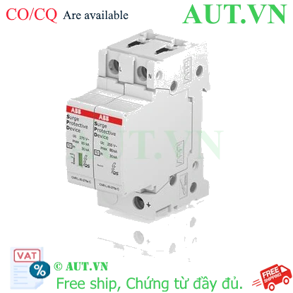 Ảnh của 2CTB815708R1400 – CB chống sét ABB OVR T2 1N 80-275s P QS 1P+N 80kA