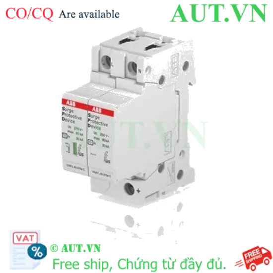 Ảnh của 2CTB815708R1400 – CB chống sét ABB OVR T2 1N 80-275s P QS 1P+N 80kA