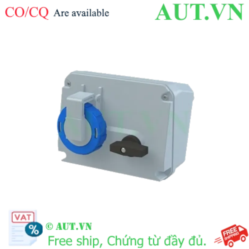Ảnh của 2CMA167848R1000 – Ổ cắm + khóa liên động ngang ABB 232MHS6W 32A 2P+E 220-250V IP67