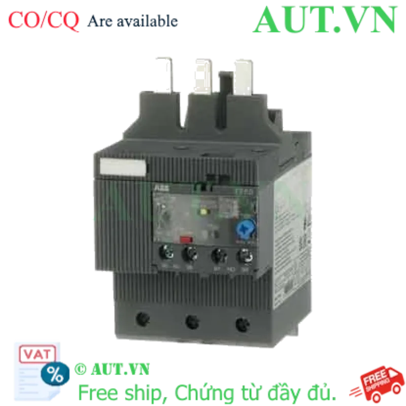 Ảnh của Rơ le bảo vệ quá tải ABB EF65 70A (1SAX331001R1101) - Điện tử chính xác, Chống mất pha, Lắp Contactor AF