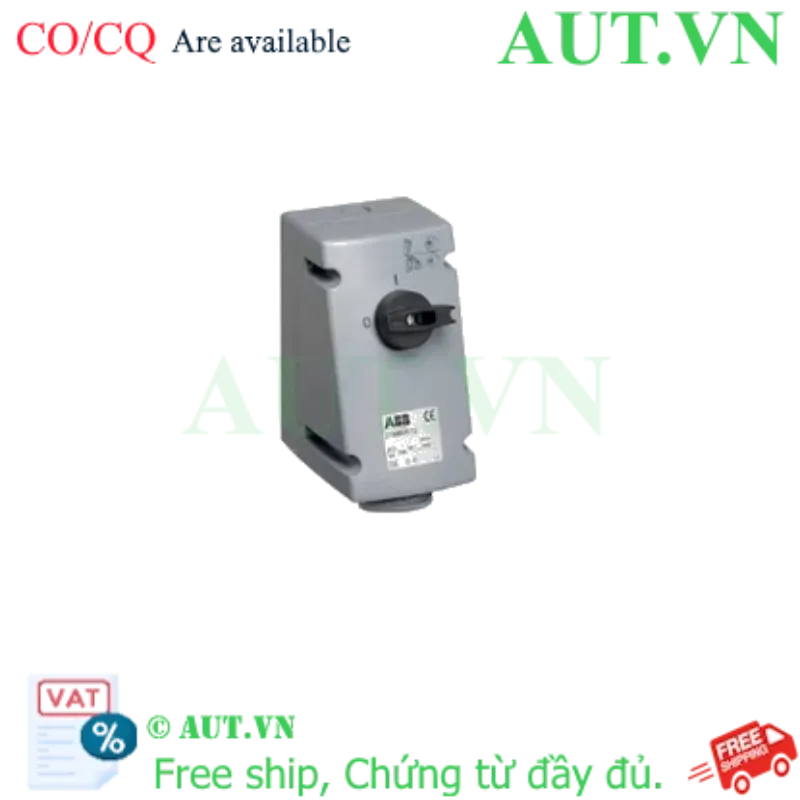 Ảnh của 2CMA167888R1000 – Ổ cắm + khóa liên động dọc ABB 432MVS6W 32A 3P+N+E 346-415V IP67