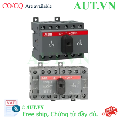 Ảnh của Công tắc chuyển nguồn thủ công ABB 1SCA105008R1001 (OT100F3C) 