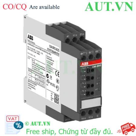 Ảnh của 1SVR730840R0600 – Rơ le bảo vệ dòng điện ABB CM-SRS.M1S (0.003-1A) 24-240V