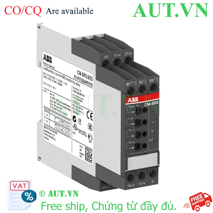 Ảnh của 1SVR730840R0700 – Rơ le bảo vệ dòng điện ABB CM-SRS.M2S (0.3-15A) 24-240V