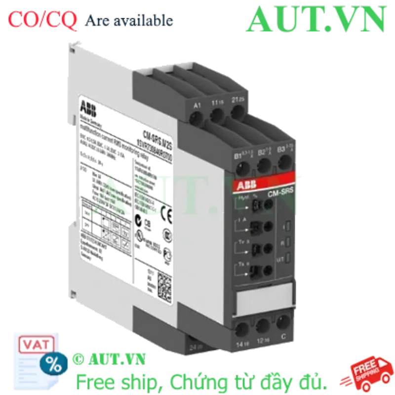 Ảnh của 1SVR730840R0700 – Rơ le bảo vệ dòng điện ABB CM-SRS.M2S (0.3-15A) 24-240V