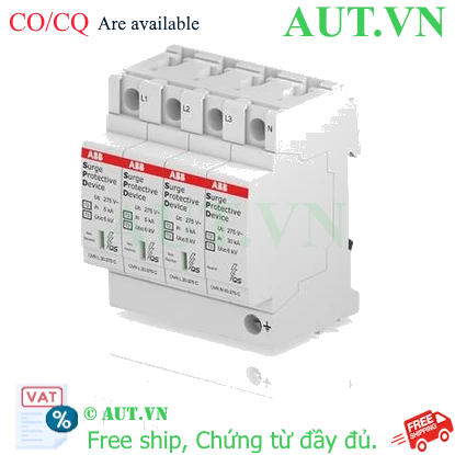 Ảnh của 2CTB803973R1200 – CB chống sét ABB OVRT2-T3 3N20-275 P QS 3P+N 20kA