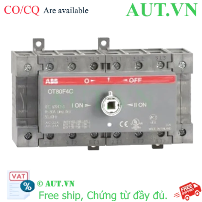 Ảnh của 1SCA105369R1001 – Bộ chuyển nguồn ATS ABB OT63F4C 63A 4P