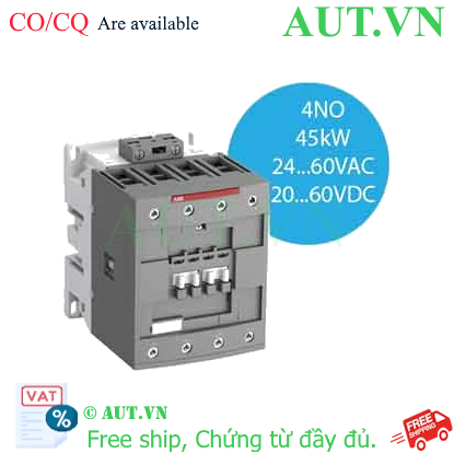 Ảnh của Khởi động từ 4 cực AC/DC 70...125A AC-1 ABB 1SBL397201R1100 (AF80-40-00-11) 