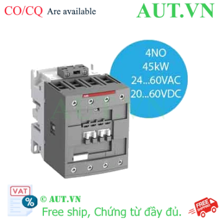 Ảnh của Khởi động từ 4 cực AC/DC 70...125A AC-1 ABB 1SBL397201R1100 (AF80-40-00-11) 