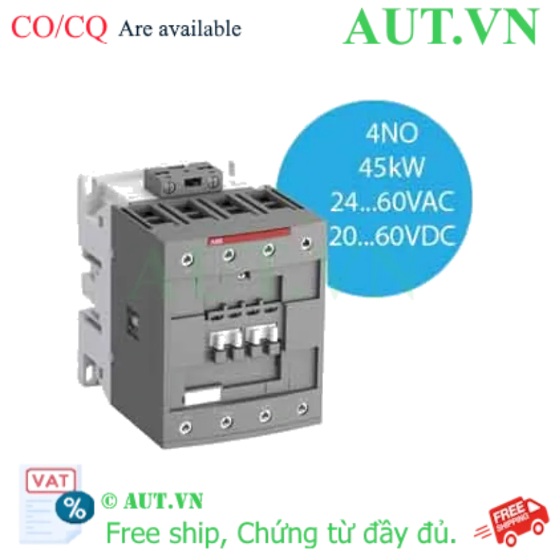 Ảnh của Khởi động từ 4 cực AC/DC 70...125A AC-1 ABB 1SBL397201R1100 (AF80-40-00-11) 