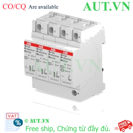 Ảnh của 2CTB803973R1100 – CB chống sét ABB OVR T2 3N 40-275 P QS 3P+N 40kA