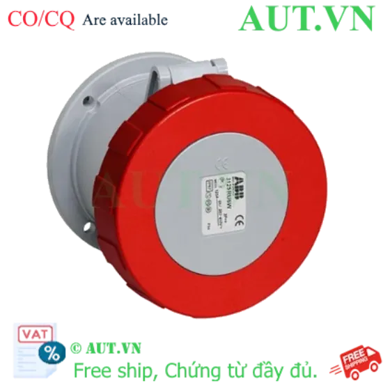 Ảnh của 2CMA167136R1000 – Ổ cắm âm dạng thẳng ABB 3125RU6W 125A 3P+E 380-415V IP67