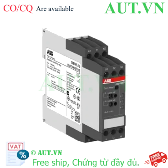 Ảnh của 1SVR730660R0100 – Rờ le giám sát cách điện ABB CM-IWS.1S