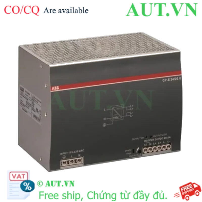 Ảnh của 1SVR427036R0000 – Bộ nguồn ABB CP-E 24V 20A