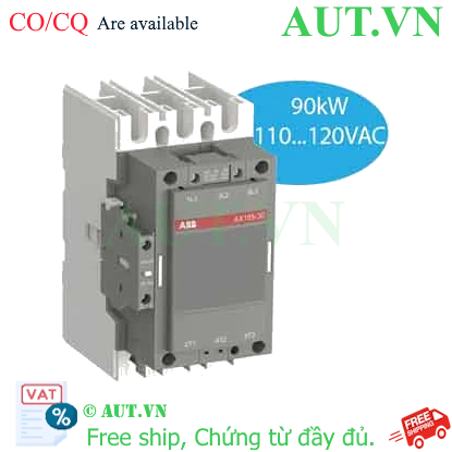 Ảnh của Khởi động từ 3 cực 90...110kW AC ABB 1SFL491074R8411 (AX185-30-11-84) 