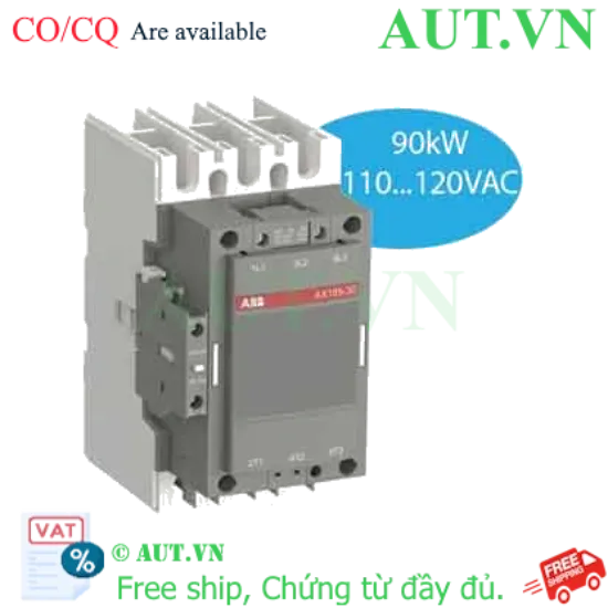 Ảnh của Khởi động từ 3 cực 90...110kW AC ABB 1SFL491074R8411 (AX185-30-11-84) 