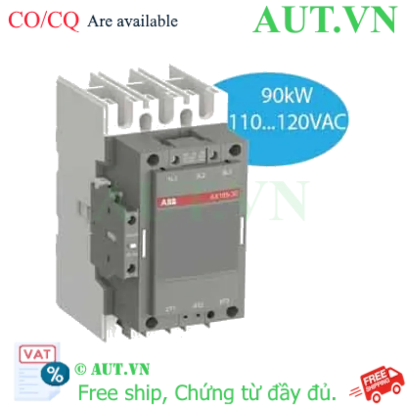 Ảnh của Khởi động từ 3 cực 90...110kW AC ABB 1SFL491074R8411 (AX185-30-11-84) 