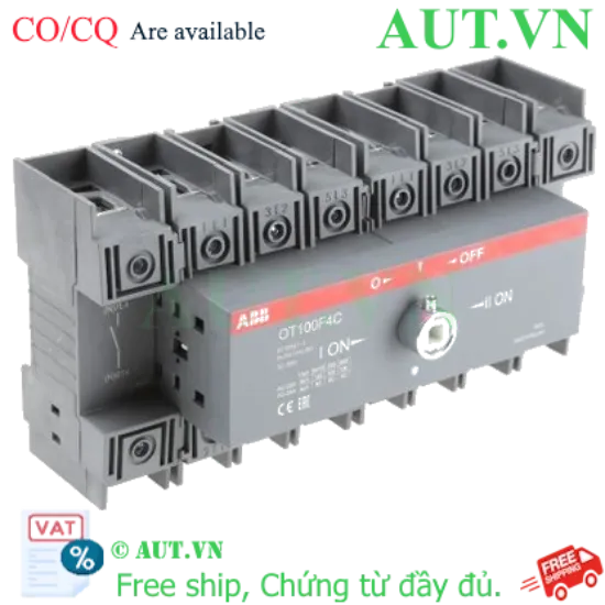 Ảnh của 1SCA105019R1001 – Bộ chuyển nguồn ATS ABB OT100F4C 100A 4P